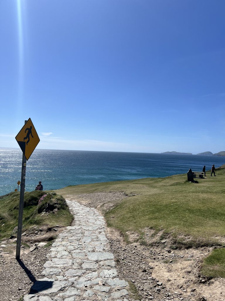 Vue sur l'océan à Dunmore Head