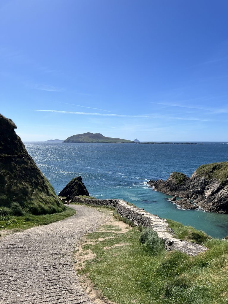 Portion de chemin à Dunquin Pier, Péninsule de Dingle
